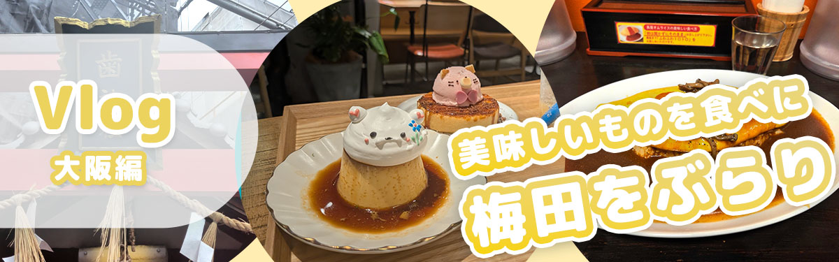 取材Vlog 大阪編 梅田周辺